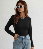 Pull ajusté en coton