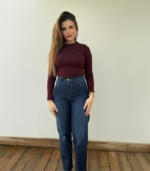 Jean Baggy Taille Haute – Style & Confort au Quotidien – Image 7