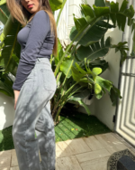 Jean Baggy Taille Haute – Style & Confort au Quotidien – Image 5